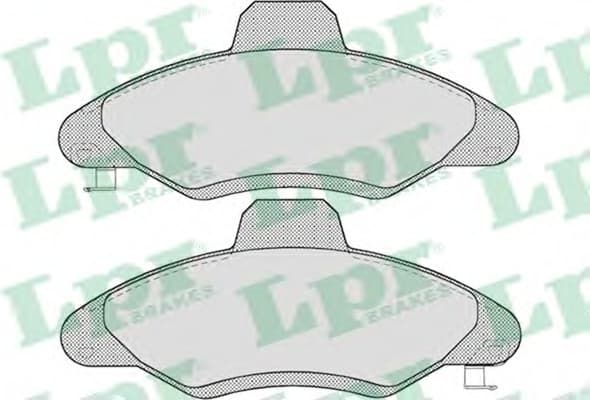 Brake Pad Set, disc brake 5SP717