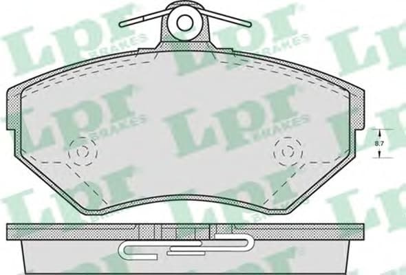 Brake Pad Set, disc brake 5SP718 .