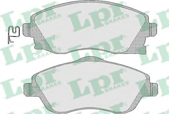 Brake Pad Set, disc brake 5SP758 .