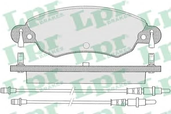 Brake pads front 5SP792