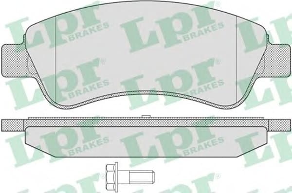 Brake Pad Set, disc brake 5SP802 .