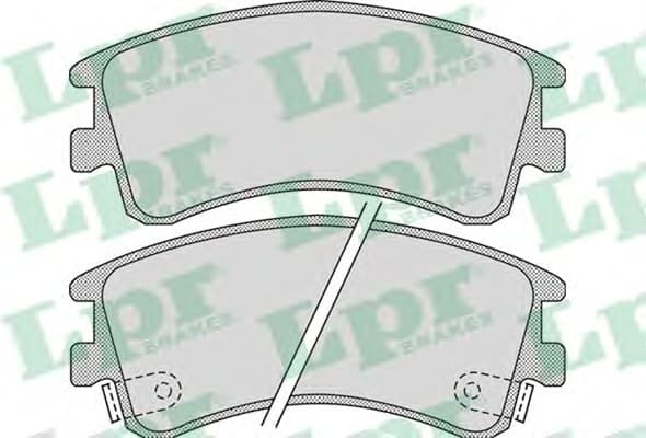 Brake Pad Set, disc brake 5SP878 .