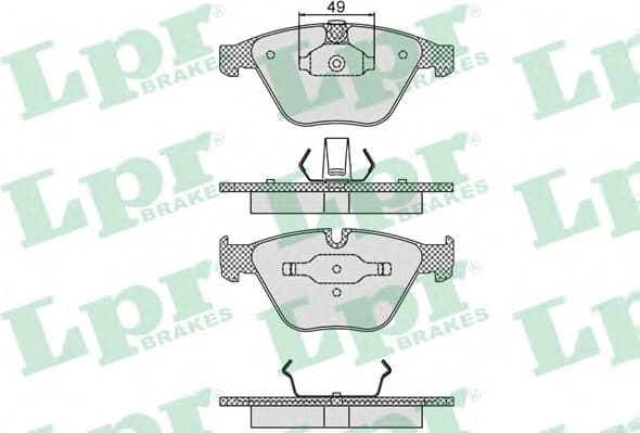 Brake Pad Set, disc brake 5SP1193 .