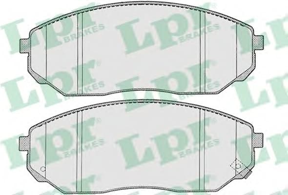 Brake Pad Set, disc brake 5SP1207