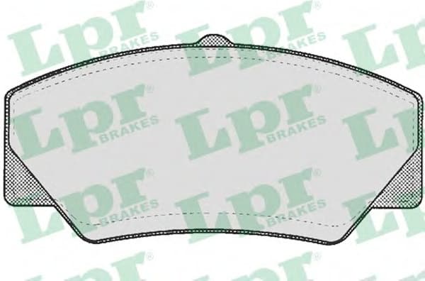 Brake pads front 5SP277