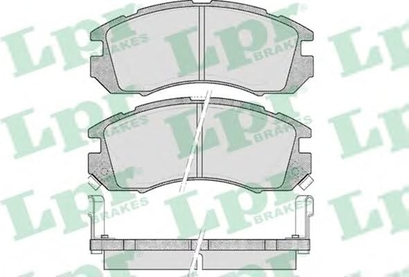 Brake Pad Set, disc brake 5SP546