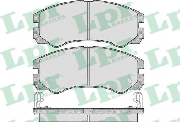Brake Pad Set, disc brake 5SP565