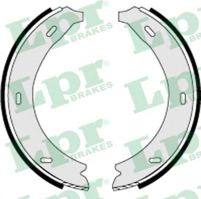 Brake shoes handbrake 87320