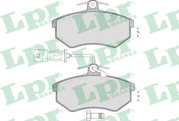 Brake pads front 5SP300
