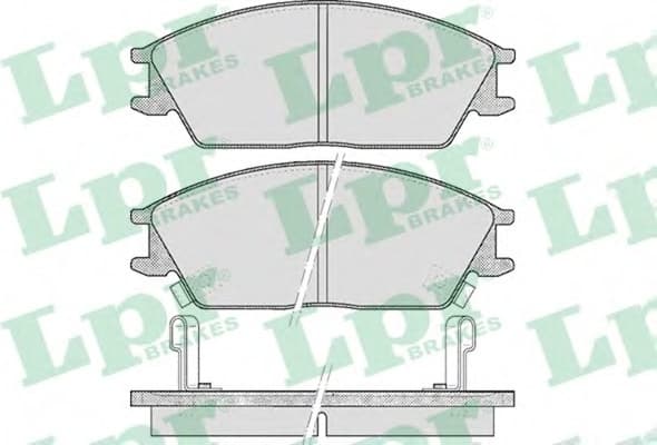 Brake Pad Set, disc brake 5SP542
