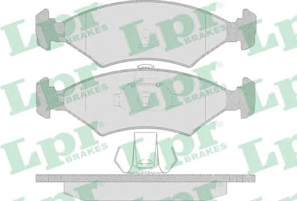Brake pads front 5SP628