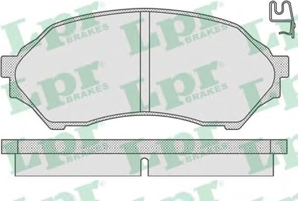 Brake pads front 5SP813