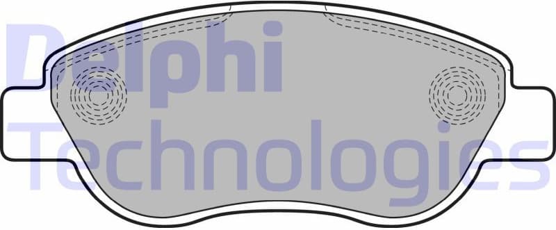 Brake Pad Set, disc brake LP2075