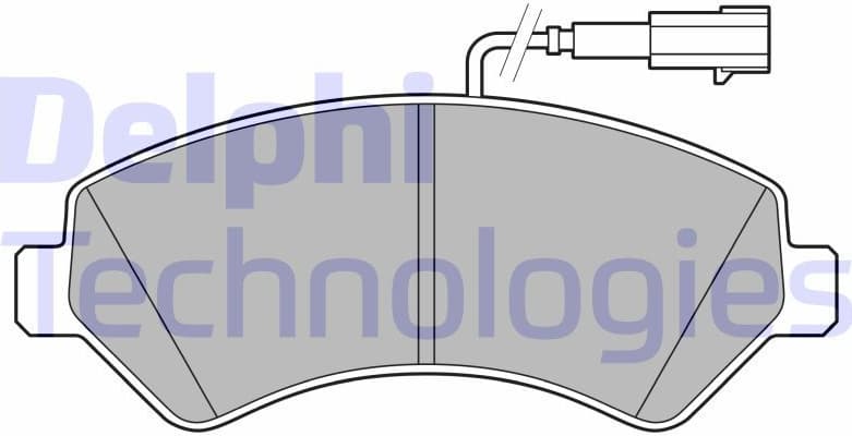 Brake Pad Set, disc brake LP3623