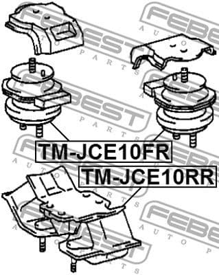 Mounting, engine TM-JCE10RR - image 2
