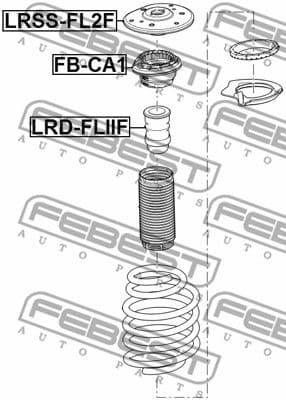 Suspension Strut Support Mount LRSS-FL2F - image 2