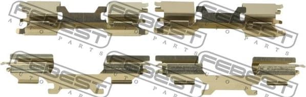 Accessory Kit, disc brake pad 1603-W906F