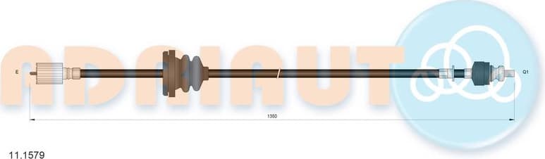 Speedometer Cable 11.1579