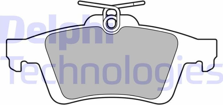 Brake Pad Set, disc brake LP3653