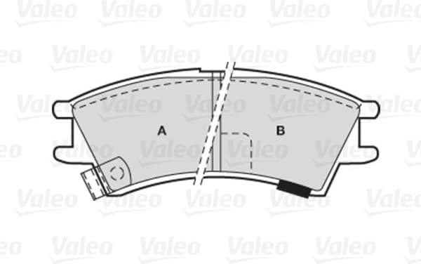 Brake Pad Set, disc brake ESSENTIAL 301575 - image 2
