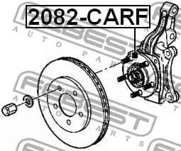 Wheel Hub 2082-CARF - image 2