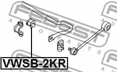 Mounting, stabiliser bar VWSB-2KR - image 2