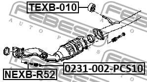 Mounting Kit, exhaust system NEXB-R52 - image 2