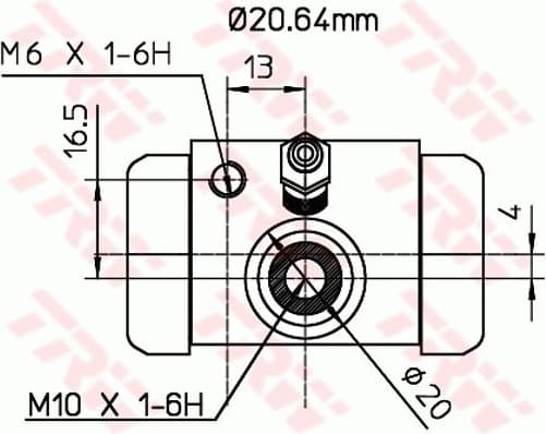 Wheel Brake Cylinder BWF312 - image 4