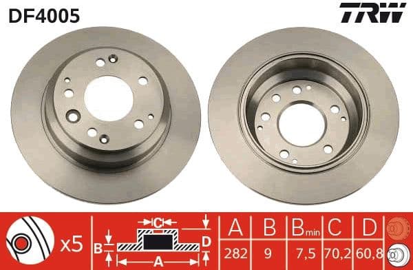 Brake Disc DF4005 - image 3