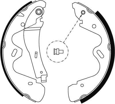 Brake Shoe Set GS8483 - image 3