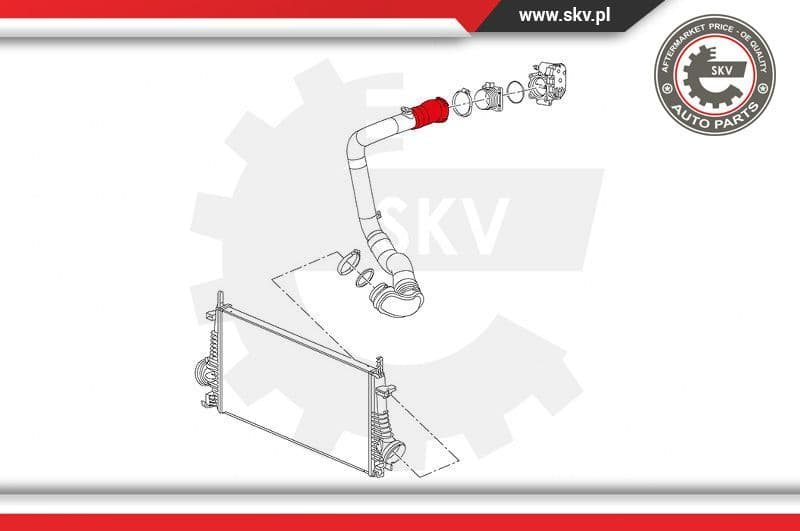 Charge Air Hose 43SKV143 - image 4