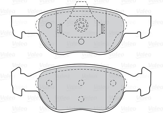 Brake Pad Set, disc brake ESSENTIAL 302038 - image 2