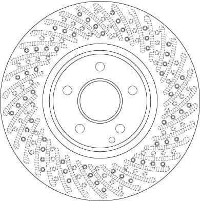 Brake Disc TRW SINGLE DF6079S - image 4