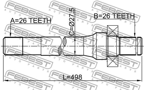 Drive Shaft 2212-SP - image 2