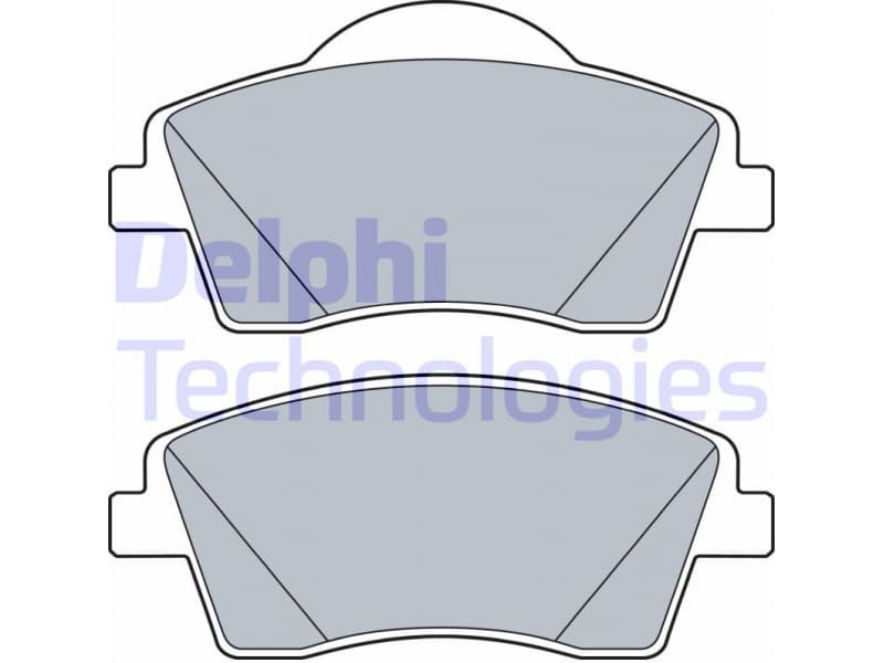 Brake Pad Set, disc brake LP3528
