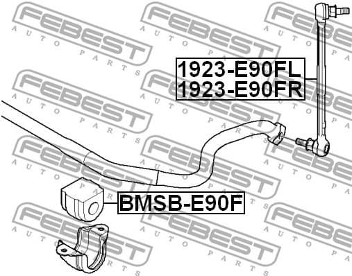 Mounting, stabiliser bar BMSB-E90F - image 2