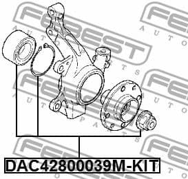 Wheel Bearing Kit DAC42800039M-KIT - image 2
