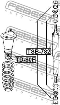 Rubber Buffer, suspension TD-80F - image 2