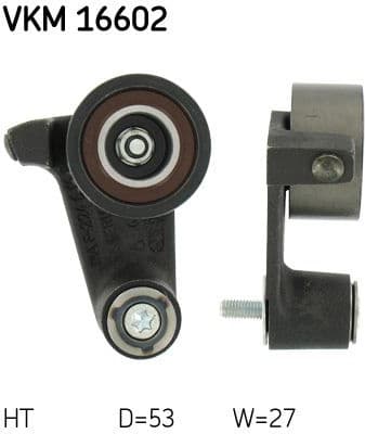 Tensioner Pulley, timing belt VKM 16602 - image 2