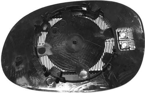 Mirror Glass, exterior mirror LORO 2909G02