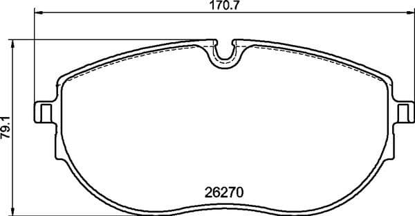 Brake Pad Set, disc brake PRIME LINE P85188