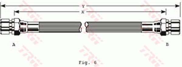 Brake Hose PHA123 - image 3