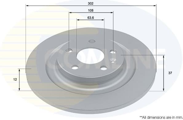 Brake Disc COATED ADC4001 - image 2