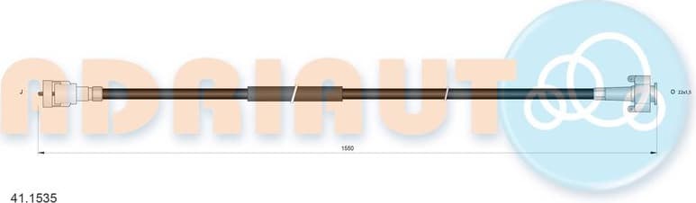 Speedometer Cable 41.1535