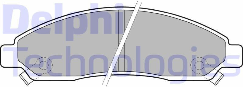 Brake Pad Set, disc brake LP2037
