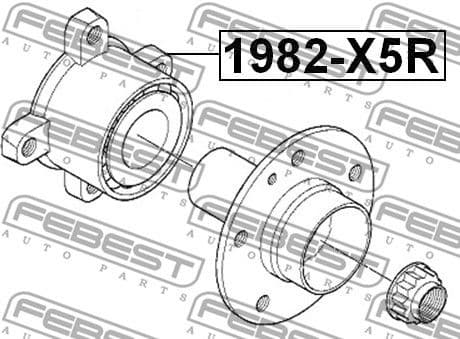 Wheel Hub 1982-X5R - image 2
