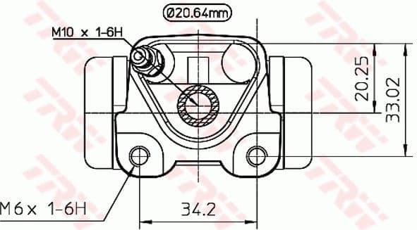 Wheel Brake Cylinder BWF272 - image 3