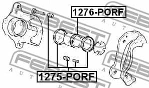 Repair Kit, brake caliper 1275-PORF - image 2