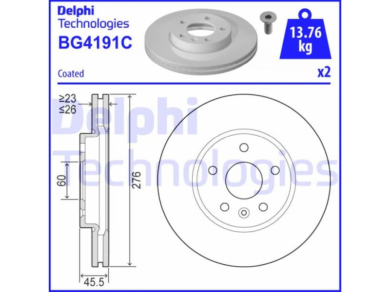 Brake Disc BG4191C