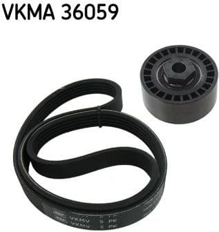 V-ribbed Belt Set VKMA 36059 - image 2